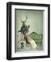 Mr Deer and Mrs Rabbit-Fab Funky-Framed Art Print