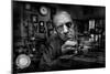 Mr. Domenico, the Watchmaker, to Work with Complicated Mechanisms-Antonio Grambone-Mounted Photographic Print
