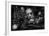 Mr. Domenico, the Watchmaker, to Work with Complicated Mechanisms-Antonio Grambone-Framed Photographic Print
