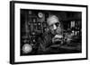 Mr. Domenico, the Watchmaker, to Work with Complicated Mechanisms-Antonio Grambone-Framed Photographic Print