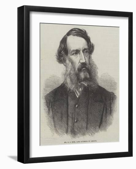 Mr E J Eyre, Late Governor of Jamaica-null-Framed Giclee Print