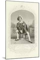 Mr E L Davenport as Benedick, Much Ado About Nothing, Act II, Scene III-null-Mounted Giclee Print