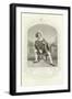 Mr E L Davenport as Benedick, Much Ado About Nothing, Act II, Scene III-null-Framed Giclee Print