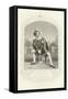 Mr E L Davenport as Benedick, Much Ado About Nothing, Act II, Scene III-null-Framed Stretched Canvas