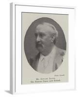 Mr Edward Lloyd, the Famous Tenor, Now Retired-null-Framed Giclee Print