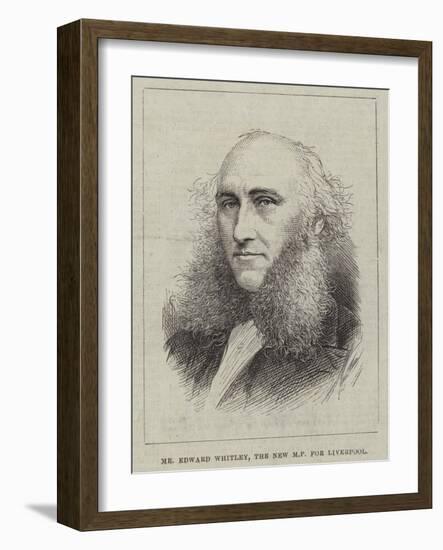 Mr Edward Whitley, the New Mp for Liverpool-null-Framed Giclee Print