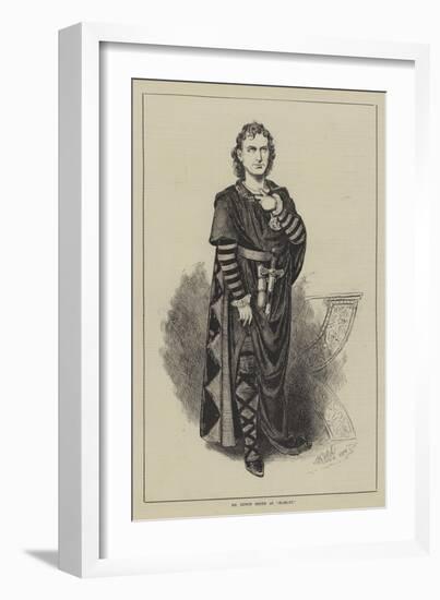 Mr Edwin Booth as Hamlet-null-Framed Giclee Print