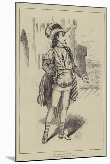 Mr Edwin Booth as Iago-null-Mounted Giclee Print