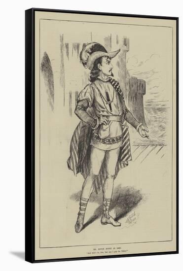 Mr Edwin Booth as Iago-null-Framed Stretched Canvas