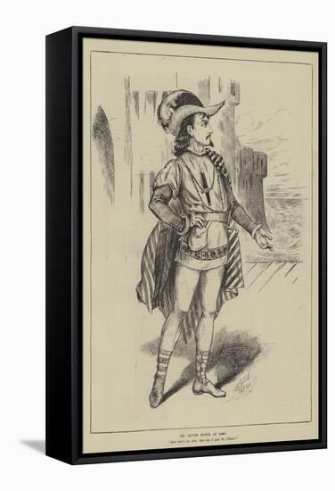 Mr Edwin Booth as Iago-null-Framed Stretched Canvas