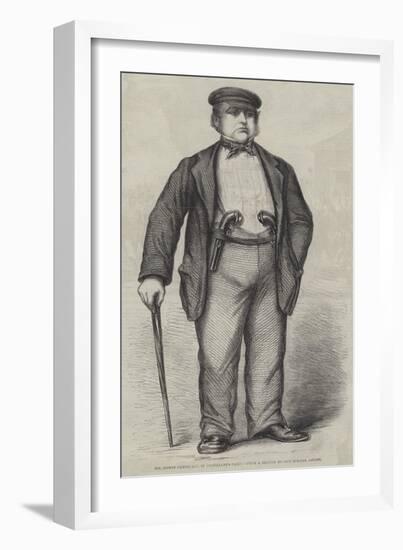 Mr Edwin James, Qc, in Garibaldi's Camp-null-Framed Giclee Print