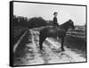 Mr. Eugene Du Pont's Boy on Horseback-Pierre Gentieu-Framed Stretched Canvas