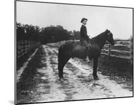 Mr. Eugene Du Pont's Boy on Horseback-Pierre Gentieu-Mounted Giclee Print