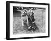 Mr. Everyman and His Dog-null-Framed Photographic Print