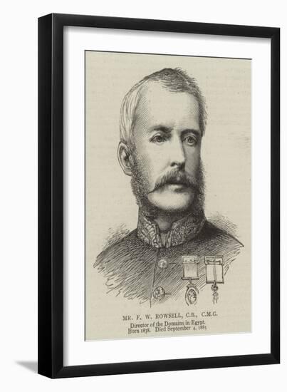 Mr F W Rowsell-null-Framed Giclee Print