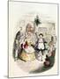 Mr. Fezziwig's Ball, from "A Christmas Carol" by Charles Dickens (1812-70) 1843-John Leech-Mounted Giclee Print