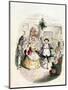 Mr. Fezziwig's Ball, from "A Christmas Carol" by Charles Dickens (1812-70) 1843-John Leech-Mounted Giclee Print