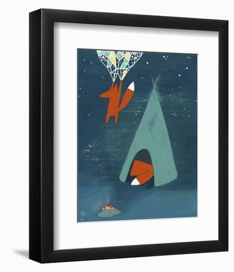 Mr. Fox’s Brilliant New Ideas-Kristiana Pärn-Framed Art Print