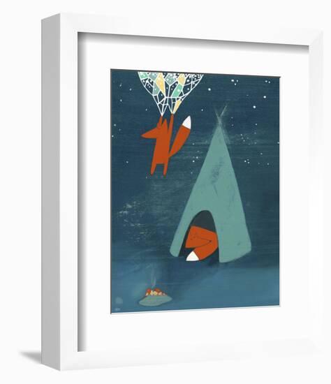 Mr. Fox’s Brilliant New Ideas-Kristiana Pärn-Framed Art Print