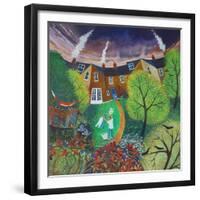 Mr. Fox's Garden, 2016-Lisa Graa Jensen-Framed Giclee Print