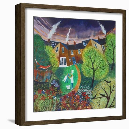 Mr. Fox's Garden, 2016-Lisa Graa Jensen-Framed Giclee Print