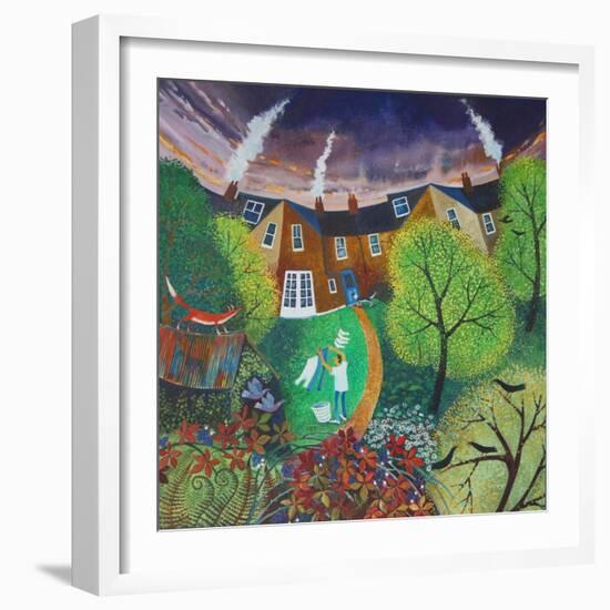 Mr. Fox's Garden, 2016-Lisa Graa Jensen-Framed Giclee Print