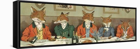 Mr. Fox's Hunt Breakfast-H Neilson-Framed Stretched Canvas