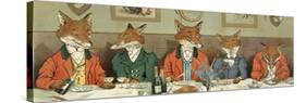 Mr. Fox's Hunt Breakfast-H Neilson-Stretched Canvas