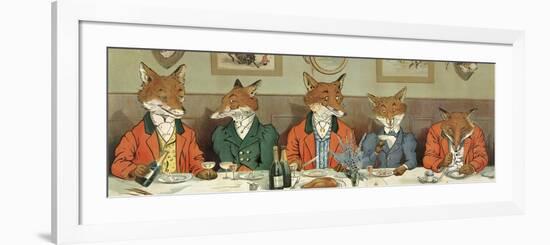 Mr. Fox's Hunt Breakfast-H Neilson-Framed Art Print