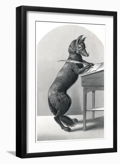 Mr Fox the Lawyer-H Planquet-Framed Art Print