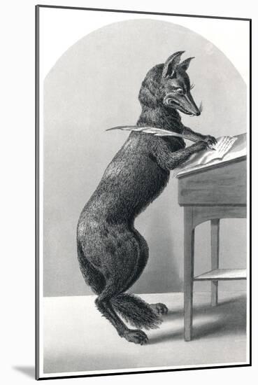 Mr Fox the Lawyer-H Planquet-Mounted Art Print