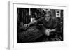 Mr. Francesco During the Cleanup Phase.-Antonio Grambone-Framed Photographic Print