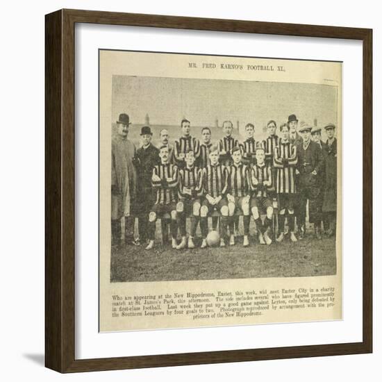 Mr Fred Karno's Football XI-null-Framed Giclee Print