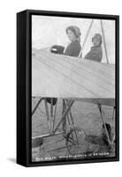 Mr G Hemel with Passenger, Hendon, London, C1910S-null-Framed Stretched Canvas