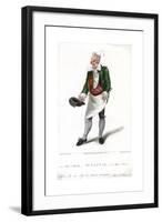 Mr Gattie as Monsieur Morbleu in Monsieur Tonson, 1822-R Cooper-Framed Giclee Print