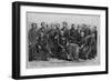 Mr. George Peabody and the Board of Trustees of the Peabody Educational Fund. from Photograph by Br-null-Framed Giclee Print