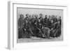Mr. George Peabody and the Board of Trustees of the Peabody Educational Fund. from Photograph by Br-null-Framed Giclee Print