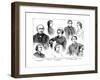 Mr Gladstone and His Family, 19th Century-Watmough J Webster-Framed Giclee Print