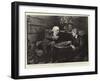 Mr Gladstone at Hawarden, Playing a Game of Backgammon with His Son, the Reverend Stephen Gladstone-Sydney Prior Hall-Framed Giclee Print