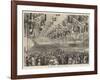 Mr Gladstone at Leeds, Great Meeting in the Cloth-Hall-null-Framed Giclee Print