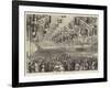 Mr Gladstone at Leeds, Great Meeting in the Cloth-Hall-null-Framed Giclee Print