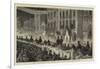 Mr Gladstone at Leeds, the Torchlight Reception-null-Framed Giclee Print