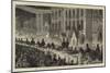 Mr Gladstone at Leeds, the Torchlight Reception-null-Mounted Giclee Print