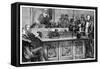 Mr Gladstone Attacking Mr Disraeli's First Budget, 1852-null-Framed Stretched Canvas