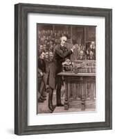 Mr. Gladstone: His Scheme For the Government of Ireland, The Illustrated London News, 1886-null-Framed Giclee Print