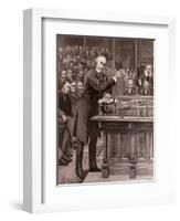 Mr. Gladstone: His Scheme For the Government of Ireland, The Illustrated London News, 1886-null-Framed Giclee Print