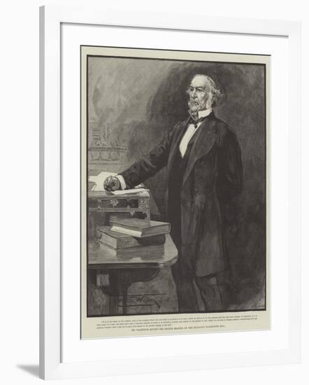 Mr Gladstone Moving the Second Reading of the Religious Disabilities Bill-Thomas Walter Wilson-Framed Giclee Print