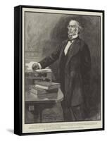 Mr Gladstone Moving the Second Reading of the Religious Disabilities Bill-Thomas Walter Wilson-Framed Stretched Canvas