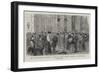 Mr Gladstone Planting a Tree at the Ladies' College at Newnham, Cambridge-null-Framed Giclee Print