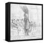 Mr Gladstone's Attitude Speaking, 1891-Charles A. Cox-Framed Stretched Canvas